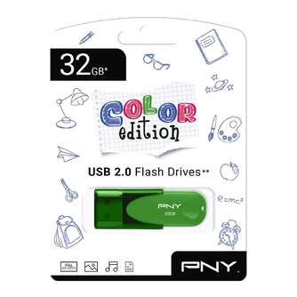 MEMORIA USB PNY 32GB EDICION VERDE USB 2.0