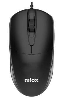 TECLADO   RATON NILOX NXKME0011CON CABLE NEGRO