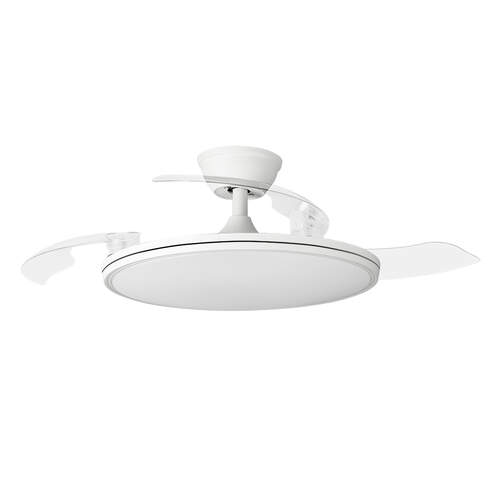 Ventilador Techo Orbegozo CP153105 - 35 W, DC, Aspas Retr&aacute;ctiles 105 cm, Temporizador, Mando, Blanco