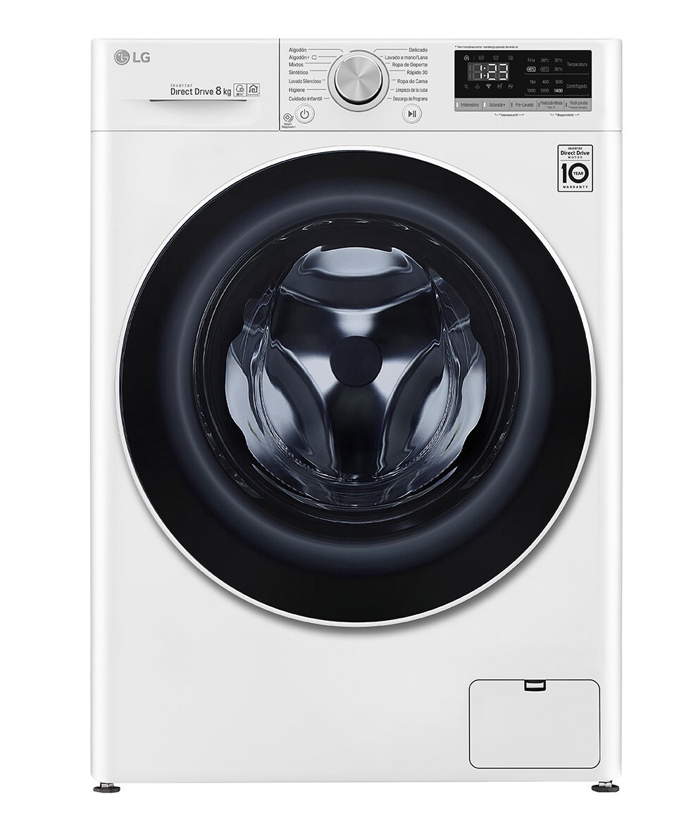 Lavadora LG F4WN408N0 - A+++ -40%, 8kg