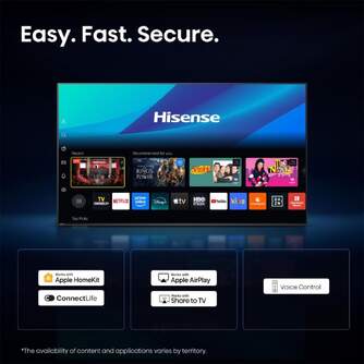 TV HISENSE 85%%%quot; 85E7S PRO UHD QLED SMART TV 144HZ