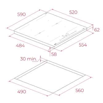 ENCIM. TEKA IBF66100DS 4F IND FLEX