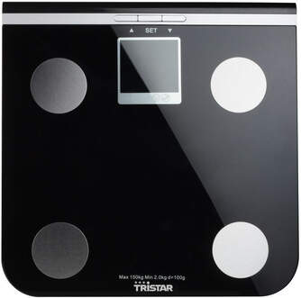 BASCULA BA%%%#209;O TRISTAR WG2424 MAX.150Kg,MEMORIA 10PERSONAS,GRA