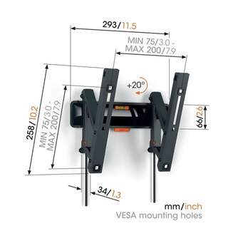 SOPORTE TV VOGELS TVM 3213 TILT SMALL WALL MOUNT