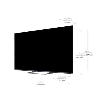 TV HAIER 65%%%quot; H65M80FUX UHD MINILED GOOGLETV PEANA