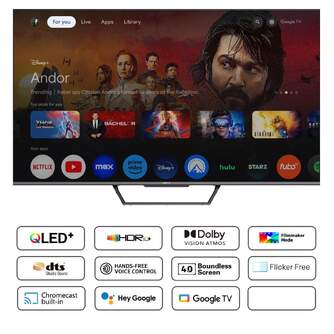 TV METZ 65%%%quot; 65MQD7500Z UHD QLED GOOGLETV DOLBYATMO