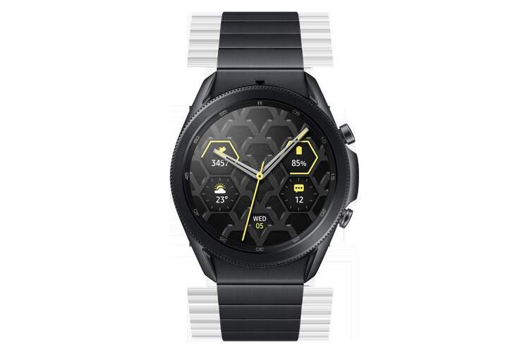 Samsung Galaxy Watch 3 45mm Titanium - 1.4", BT V5.0, NFC, 8GB, GPS, Frec. Cardíaca, Sensores