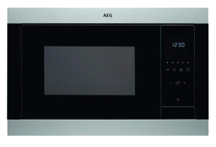 Microondas Integrable AEG MSB2547DM - 25 Litros, 900W + Grill 1000W, 8 Potencias, Display Táctil