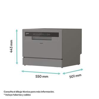LVJ. CANDY CP6E51LS 5P 45CM 51dBA INOX