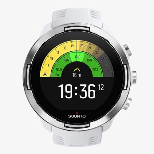 Suunto 9 Baro White - 80 Deportes, Zafiro Táctil, GPS, Actividad 24/7, Mapas, Sumergible 100m