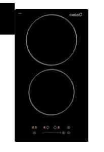 Placa Inducción Cata ISB 3102 - 2 Zonas, 30cm, 9 Potencias+Booster, 3500W