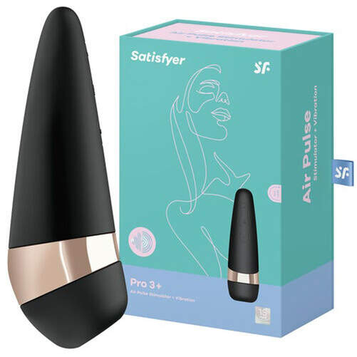 Satisfyer Pro 3 Vibration - 11 Progr. Succión, 10 Prog. Vibración, 2 Motores, Impermeable