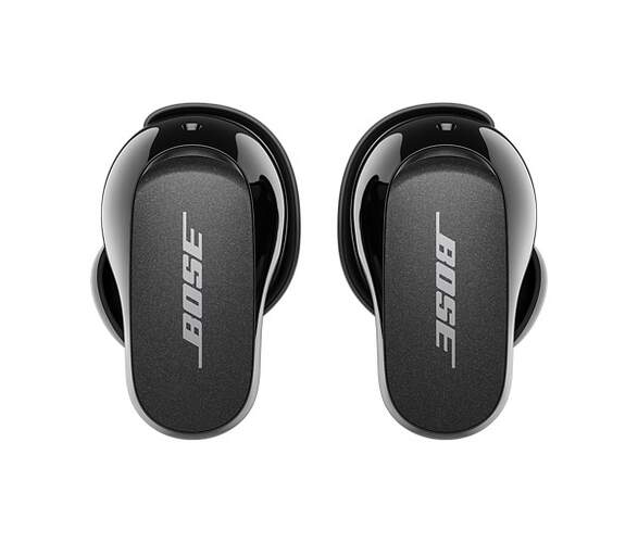 Auriculares Bose QuietComfort Earbuds II Negros - Batería 6h, CustomTune, Cancelación Ruido