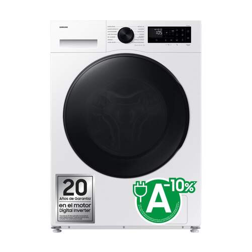 Lavadora Secadora Samsung WD90DG5G34BEEC - 9/6 kg, 1400 rpm, BubbleSoak?, Drum Clean+, Blanco