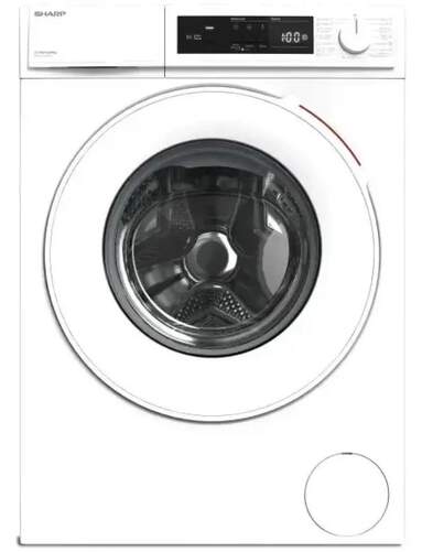 Lavadora Sharp ESNFL914CWDA - 9kg, Clase A-20%, 1400 rpm, 15 Programas, Vapor, Blanca