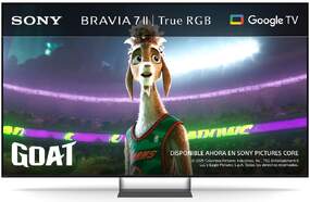 TV Sony 65" RGB MiniLED Bravia 7 II K65XR75M2B - 4K Ultra HD, GoogleTV, Dolby Atmos 40W, HDR10