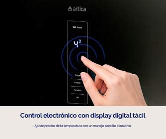 FRICOM. ARTICA COOLTECH186CNG 186X60 CRISTAL NEGRO