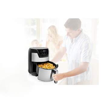 FREIDORA AIRE PRINCESS 182026 4,5L 1500W PLATA