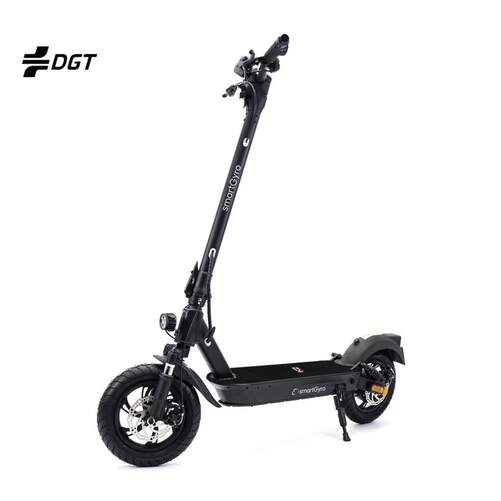 Patinete Eléctrico SmartGyro K2 Pro XL Black - Ruedas 12", 900 W, Aut 60 kms