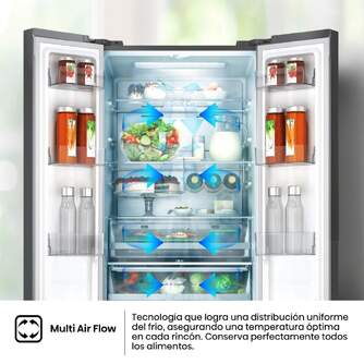 FRI. HISENSE RF632N4AIC1 201x70 NF INOX DSP METALT