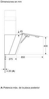 CAMP. BOSCH DWK91LT60 90CM 1007m3h A 
