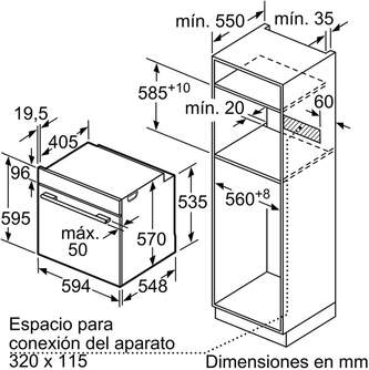 Horno Balay 3HB4331X0 | Clase A, 7 Funciones, Aqualisis, Abatible