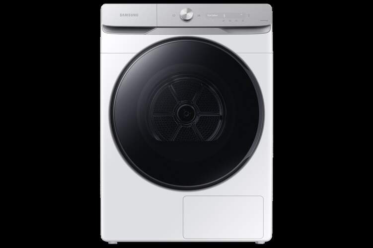 Secadora Samsung DV16DG8600BWU3 - 16 kg, Bomba de Calor híbrida, Motor Inverter,Vapor, Blanco