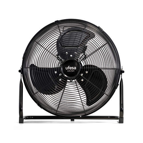 Ventilador Suelo Ufesa FF0350 Vancouver - 70W, Diámetro 35cm, 3 Aspas, 3 Velocidades, Negro