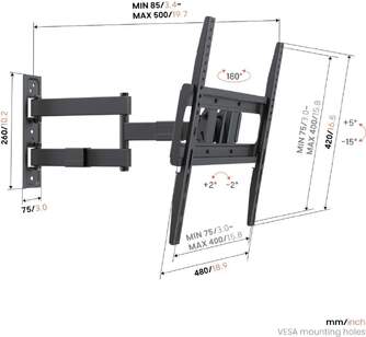 SOPORTE TV VOGEL%%%#39;S UP4043 GIRATORIO 32%%%quot;-65%%%quot;