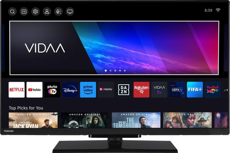 TV Toshiba 32" 32LV3463DG - Full HD, Smart TV VIDAA, HDR10, WiFi, BT, Miracast, PVR, 12 W
