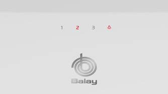 CAMP. BALAY 3BC585GB 530m3h 80CM CRISTAL BLANCO