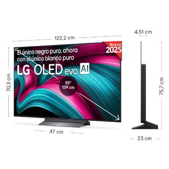 TV LG 55%%%quot; 55C54LA UHD OLED EVO ALFA9 144HZ