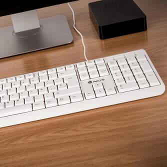 TECLADO NGS SPIKE KEYBOARD 12 HOT KEYS BLANCO