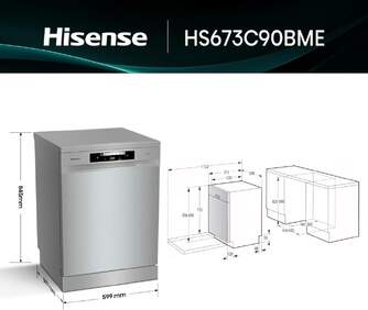 LVJ. HISENSE HS643C90X 16CP 3%%%#170;B 44dBA INOX