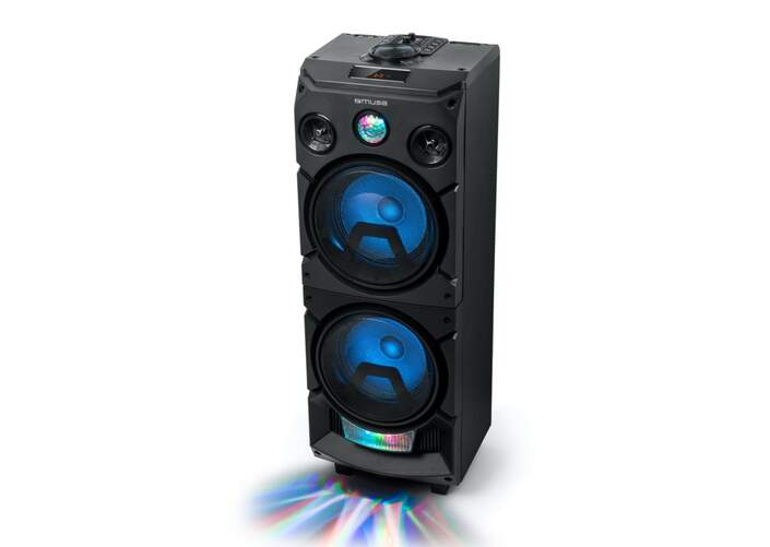 Altavoz Muse M-1935 - DJ, BT, USB, 400W, microfono incluido