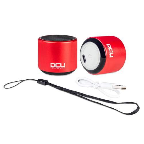 Altavoz DCU Mini - Bluetooth, 3 W, Granate