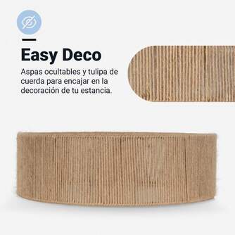 VENTILADOR TECHO U.BLUE JALOQUE WFC 104CM DC PLEG