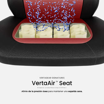 SILLA GAMING VERTAGEAR SL1800 BLACK /RED ED
