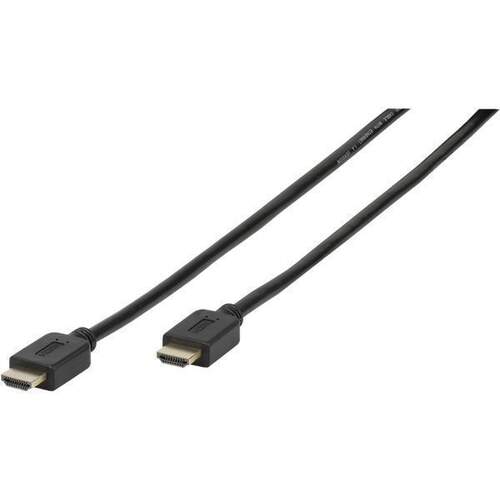 Cable HDMI Vivanco 47969 - 2.5m, 4K,1080p + Full HDTV, ARC, 10 Gbit, Conexión en Oro
