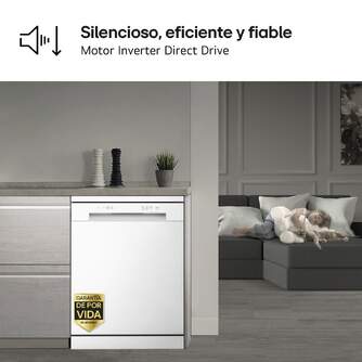 LVJ. LG DF142FW 5P QUADWASH 45DB BCO