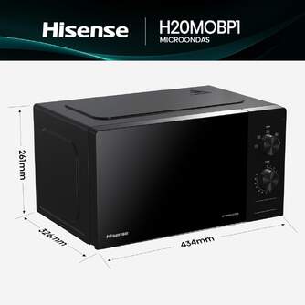 MICR. HISENSE H20MOBP1 20L NEGRO