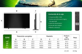 TV PHILIPS 65%%%quot; 65PUS8209 UHD QLED SMART TV AMBILIG