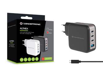 CARGADOR CONCEPTRONIC 3 USB-C 1 USB-A 100W