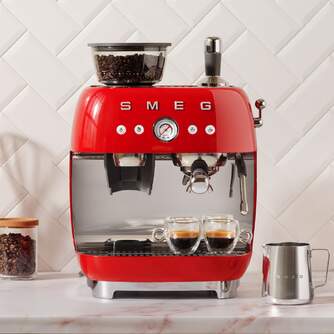 CAFET. SMEG EGF03RDEU MOLIN 20B 1650W EXPRESS ROJA