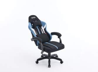 SILLA GAMING NASA SATURN PRO NEGRO AZUL CLARO