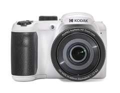 C&aacute;mara Kodak AZ255 Digital Blanca - 16 MP, zoom &oacute;ptico 26x, video Full HD, pantalla de 3"