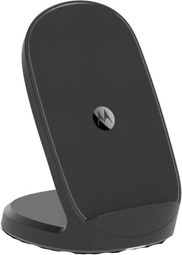 Cargador inalámbrico Motorola QI - 15 W, Negro, USB-C, 60º, disipación térmica