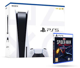 CONSOLA SONY PS5 STAND C SPIDERMAN M MORALES