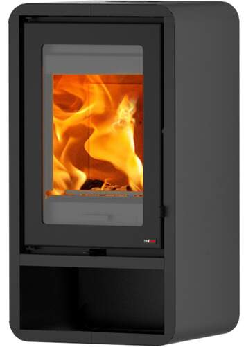 Estufa de Le&ntilde;a Red Pod Insua - 6,7 kW, Hasta 66 m2, 80% de eficiencia