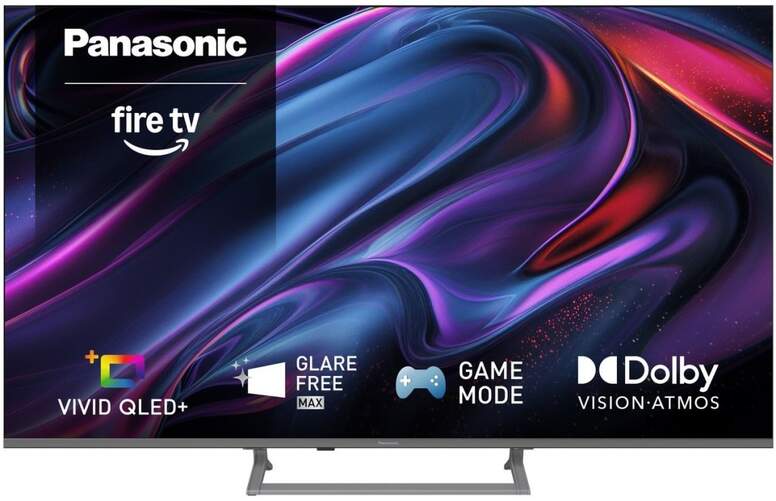 TV Panasonic 55" QLED TV55W83C - 4K Ultra HD, Fire TV, altavoces 20W, HDR10+